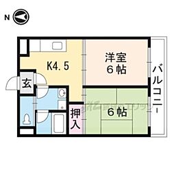 バローゼ7 2DKの間取図画像