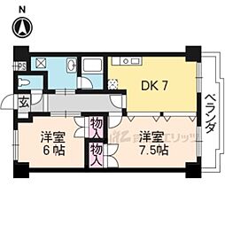 間取図画像 2DK