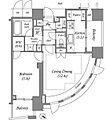 ザ・レジデンス赤坂檜町11階39.5万円