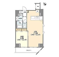 Casa Spledido麻布仙台坂 11階1LDKの間取り