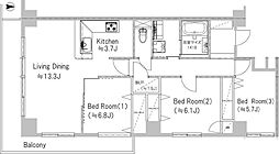 間取図画像 3LDK
