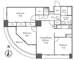 間取図画像 3LDK