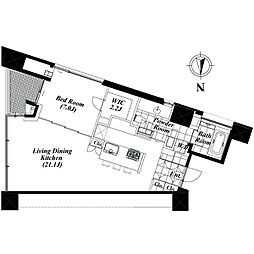 WeWill 1LDKの間取図画像