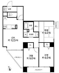 T'sgarden東陽町 3LDKの間取図画像