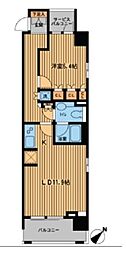 プライムアーバン日本橋横山町 1LDKの間取図画像