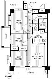 パークビューステージ東陽町 3LDKの間取図画像