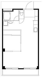秀和狸穴レジデンス 1LDKの間取図画像