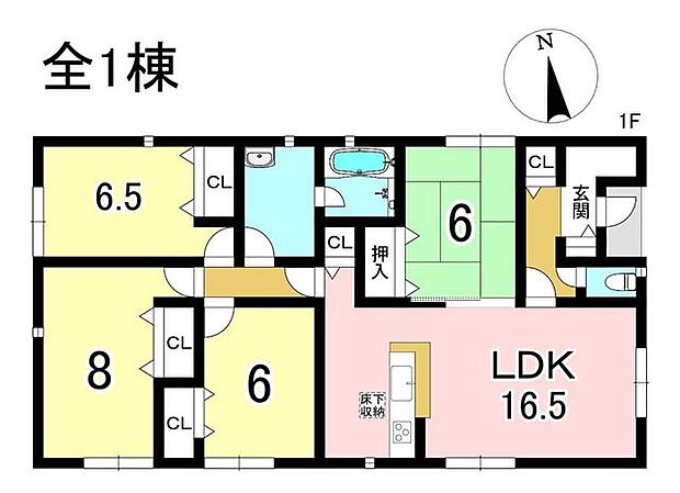 4LDK 土地面積215.66m2 建物面積95.58m2