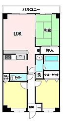 サンハロー相模原西 3LDKの間取り