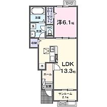 セレーナ 103 ｜ 千葉県柏市花野井（賃貸アパート1LDK・1階・50.05㎡） その2