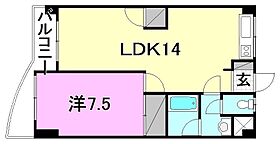 ロイヤルアネックス福音寺 307 号室 ｜ 愛媛県松山市福音寺町（賃貸マンション1LDK・3階・46.17㎡） その2