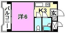 間取図画像 1K