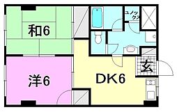間取図画像 2DK