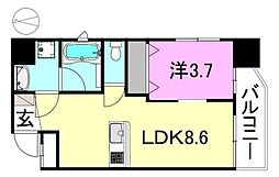間取図画像 1LDK
