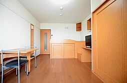 レオパレスとねりこ1 211 号室 2階1Kのリビング/ダイニング