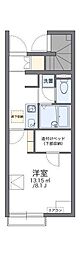 レオネクストモミの木 1Kの間取図画像