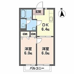 間取図画像 2DK