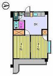 M&P-3 2DKの間取図画像
