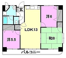 間取図画像 3LDK