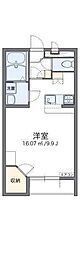レオパレス蒼1 1Kの間取図画像