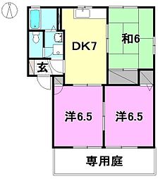 キャステル・KC 3DKの間取図画像