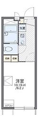 レオパレスクレセント山越 1Kの間取図画像