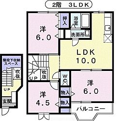 ウッドパークNA 3LDKの間取図画像