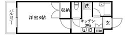 間取図画像 1K