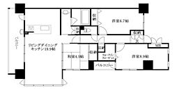 アルファステイツ千舟町通り 3LDKの間取図画像