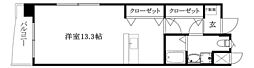 シェレナ本町 ワンルームの間取図画像