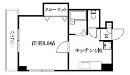 ファミールハイツ 1Kの間取図画像