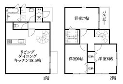 LaVita2 3LDKの間取図画像