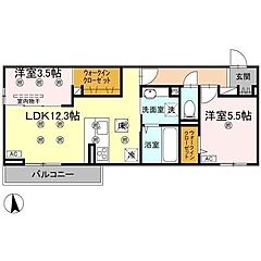 物件の間取り
