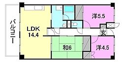 エル・エスパシオ 3LDKの間取図画像