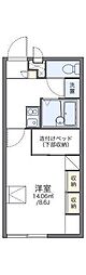 レオパレスコンフォール・タナカ 1Kの間取図画像