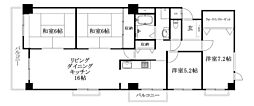ロイヤルメゾン岩崎町 4LDKの間取図画像