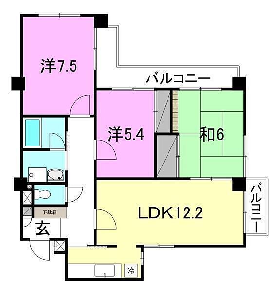 同じ建物の物件間取り写真 - ID:238006468613