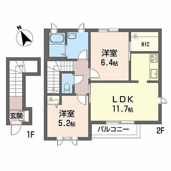 同じ建物の物件間取り写真 - ID:238007162962