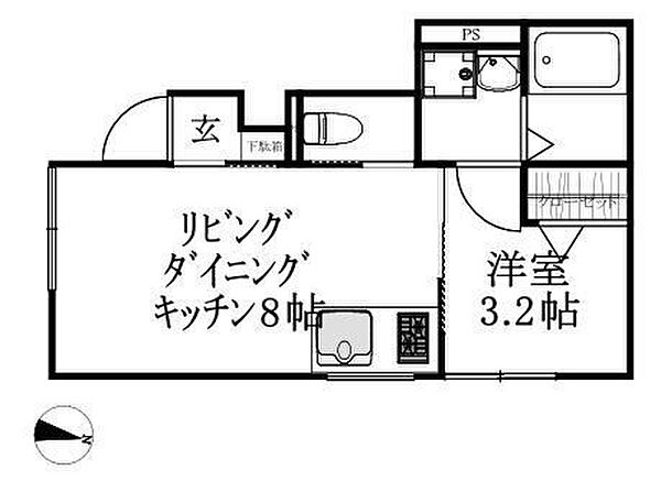 同じ建物の物件間取り写真 - ID:238007290056