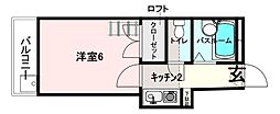 間取図画像 1K