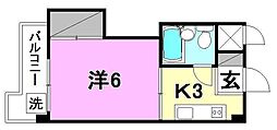 間取図画像 1K