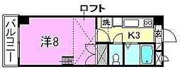 間取図画像 1K