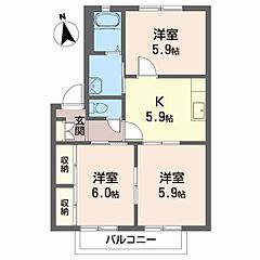 物件の間取り