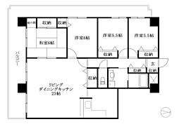 グランディア大手町壱番館 4LDKの間取図画像