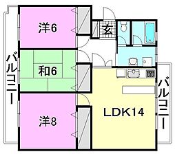 間取図画像 3LDK