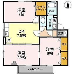 間取図画像 3DK