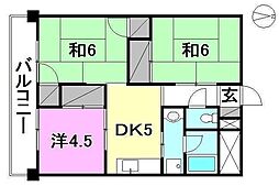 間取図画像 3DK