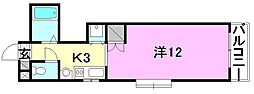 間取図画像 1K