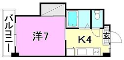 間取図画像 1K