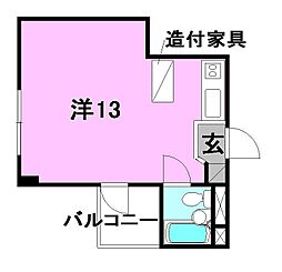 間取図画像 ワンルーム